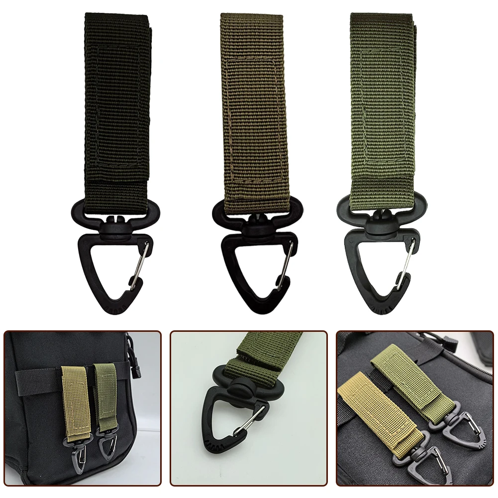 

5pcs Hook Buckle Camping Hiking MultiTool Molle Webbing Clips Carabiner Fasteners Hooks Buckle 11x3.8cm Camping Supplies