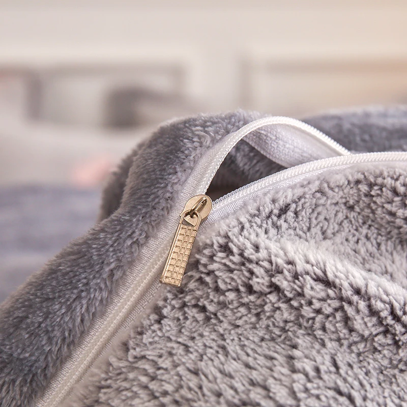Plush Winter Fleece Duvet Cover - Ultra-Warm Double-Sided Velvet Quilt Cover