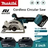 Makita 5in Brushless Motor Cordless Electric Circular Saw Rechargeable Handheld Wood Stone Adjustable Circular Cutter Saw