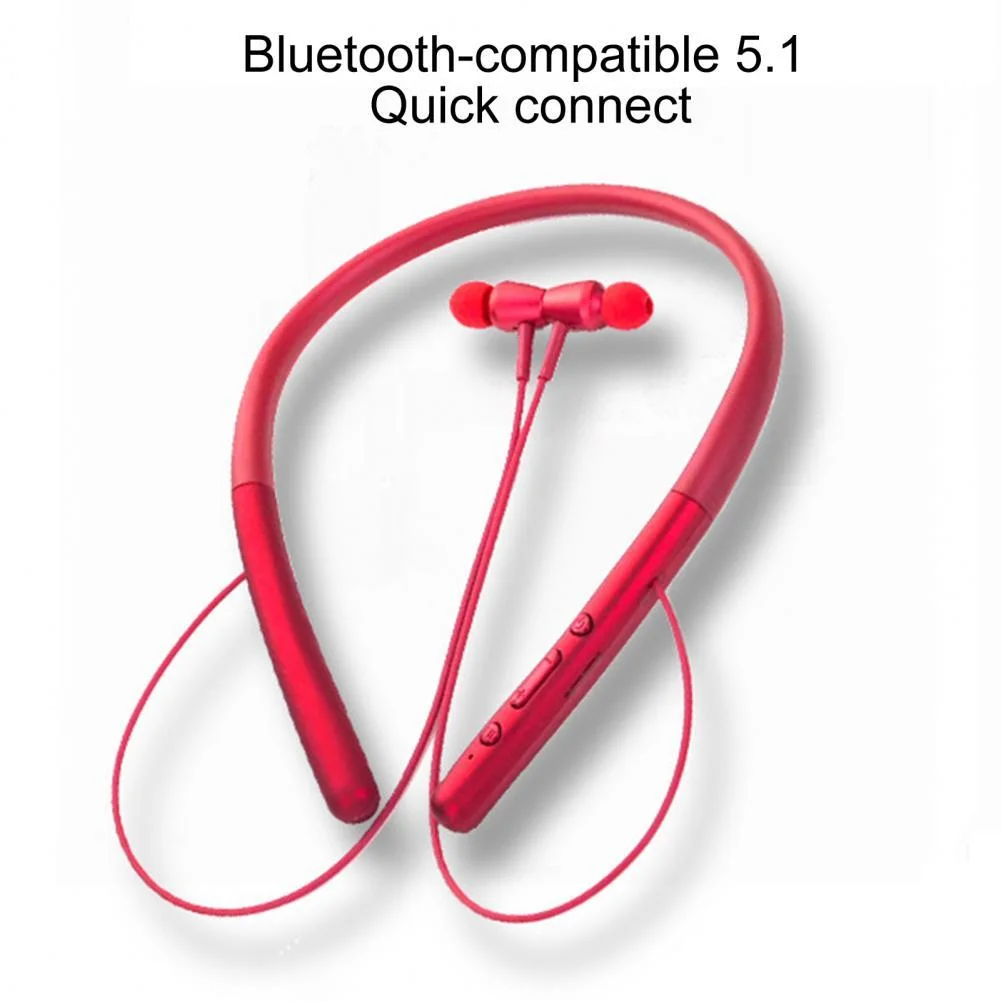 

Portable Adjustable Headphones With Mic Noise Cancelling Pluggable Card Large-Capacity Magnetic Sport Wireless Bluetooth Headset