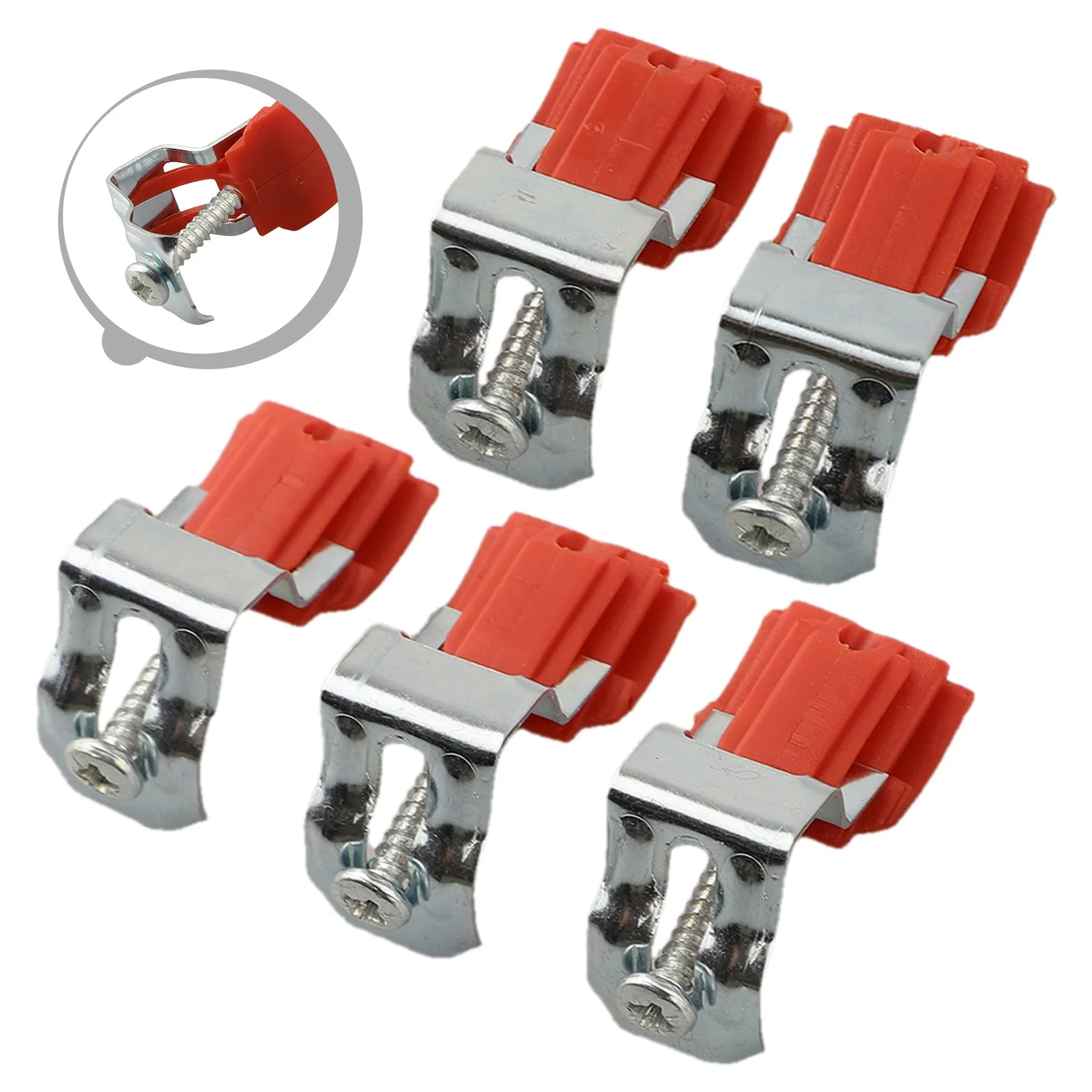 No Wall Damage Kitchen Sink Mounting Clips Kitchen Sink Accessories Easy Installation Plastic + Manganese Steel