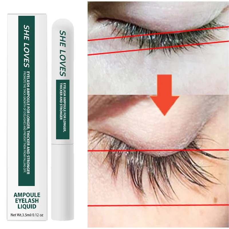 7 Days Fast Eyelash Growth Serum Natural Eyelash Enhancer Longer Fuller Thicker Lashes Treatment Products Eye Care Makeup