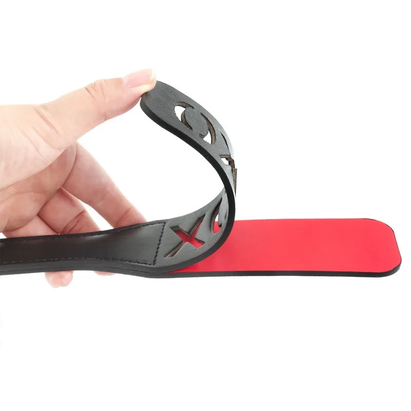 32CM Leather Double-deck Spanking Paddle Sex Toy for Woman Men Paddle Spank Butt SM Sex Whip Fetish Bondage Erotic Toys sex party toys,erotic sex toy,sex toys,sex bondage toys