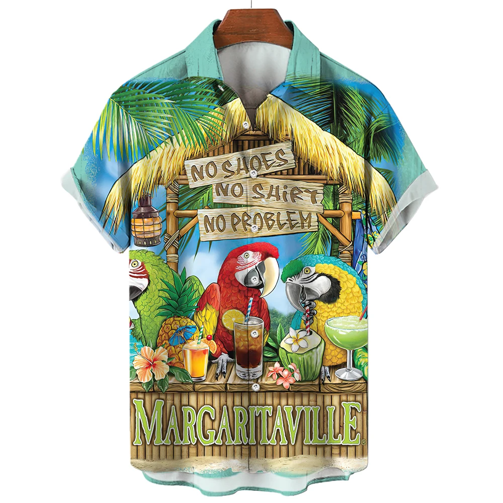 Рисунок 4 - Рубашка мужская с забавным попугаем