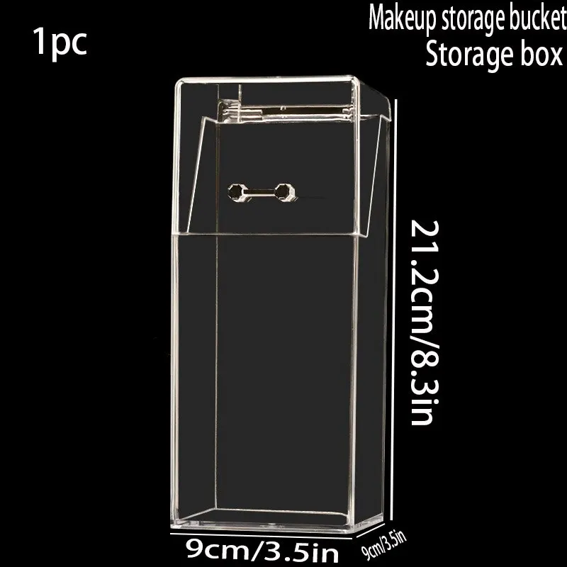 Makeup Storage Box 1PC Four-sided Makeup Brush Bucket makeup organizer makeup storage box cosmetic storage box storage box