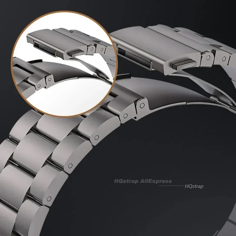 Premium Titanium Watch Band with Quick Release and Double Press Folding Buckle
