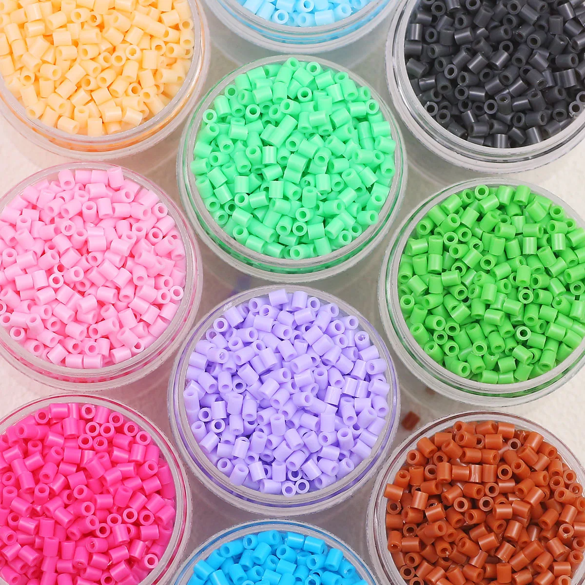 2.6mm 25G/50G 퓨전 비즈 동물 장난감 창의적인 포장 펄러 하마 비즈 쥬얼리 팔찌 만들기 DIY 액세서리