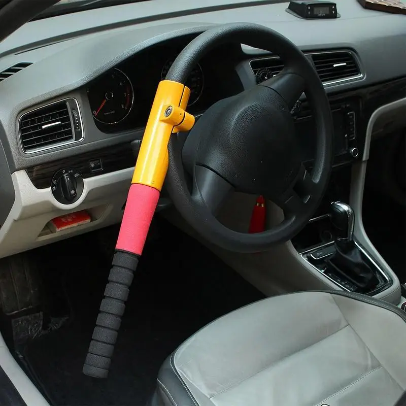 

Baseball Bat Style Car Steering Wheel Locks car Anti Theft And Defense Lock Universal Car Security steering lock For Cars SUVs