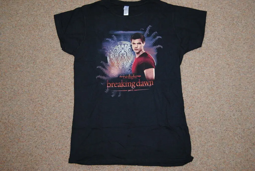 Breaking Dawn Jacob Tattoo Ladies Skinny T Shirt New Official Twilight Saga Rare