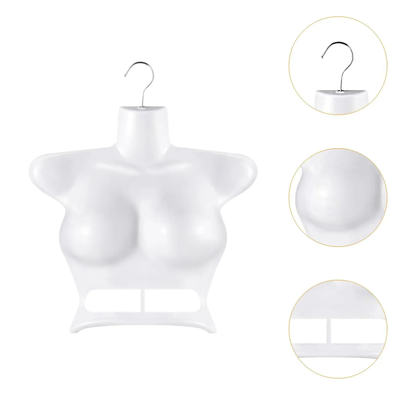 Mannequin Torso Hanging Mannequin Torso Female Mannequin Hanger Half Body Display Clothes Display Rack Dress Form for Market Commercial Malls