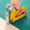 Deli 3 in 1 Nail Gun Set With Staples Remover Manual Adjustment Wood Upholstery Stapler Gun for Carpentry Tools Home DIY 2