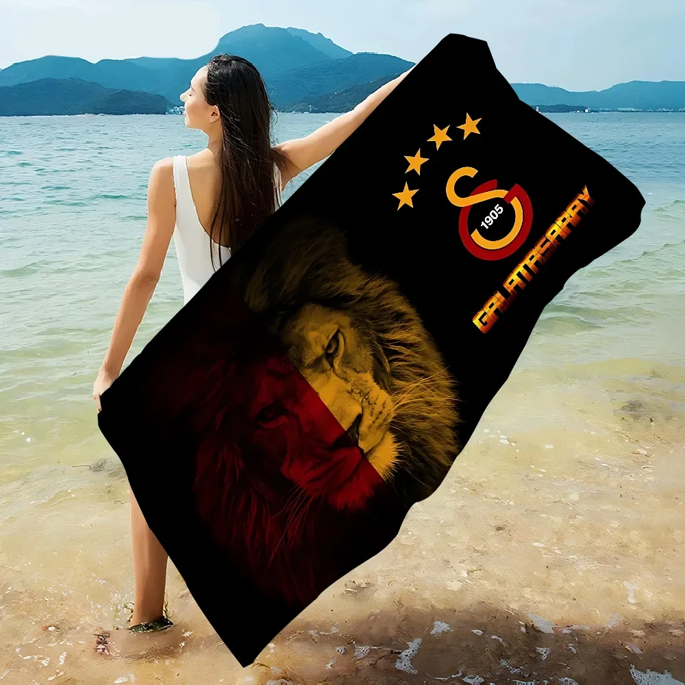 G-Galatasarays Microfiber Printed Beach Towel Mountain Climbing Yoga Beach Swimming Running Absorbent Soft Towel