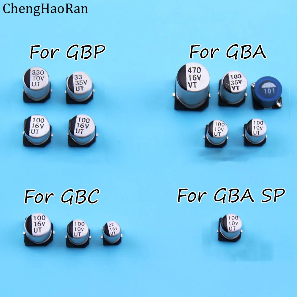 1 Pz Per Gameboy Advance Gba Condensatore Della Scheda Madre Per Gameboy Color Pocket Gbc Gbp Gba Sp Sostituzione Della Riparazione Della Scheda