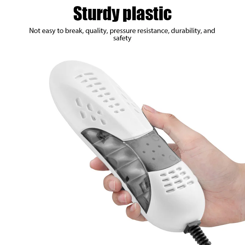 EU/US 110V-220V Race Car Shape Violet Light Shoe Dryer Foot Protector Boot Odor Deodorant Dehumidify Device Shoes Drier Heater 2