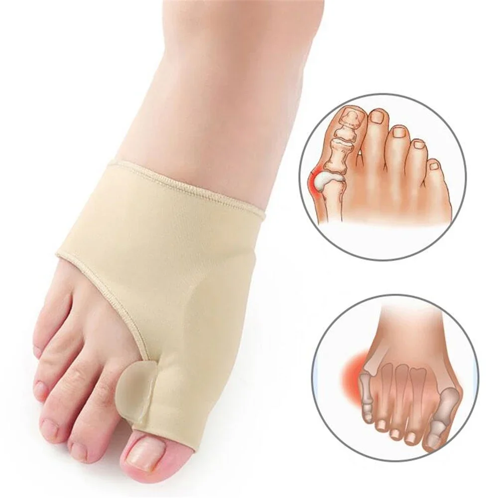 1Pair Toe Separator Hallux Valgus Bunion Corrector Hammer Toe Straightener Foot Pain Relief Orthopedic Pedicure Tools Foot Care 2