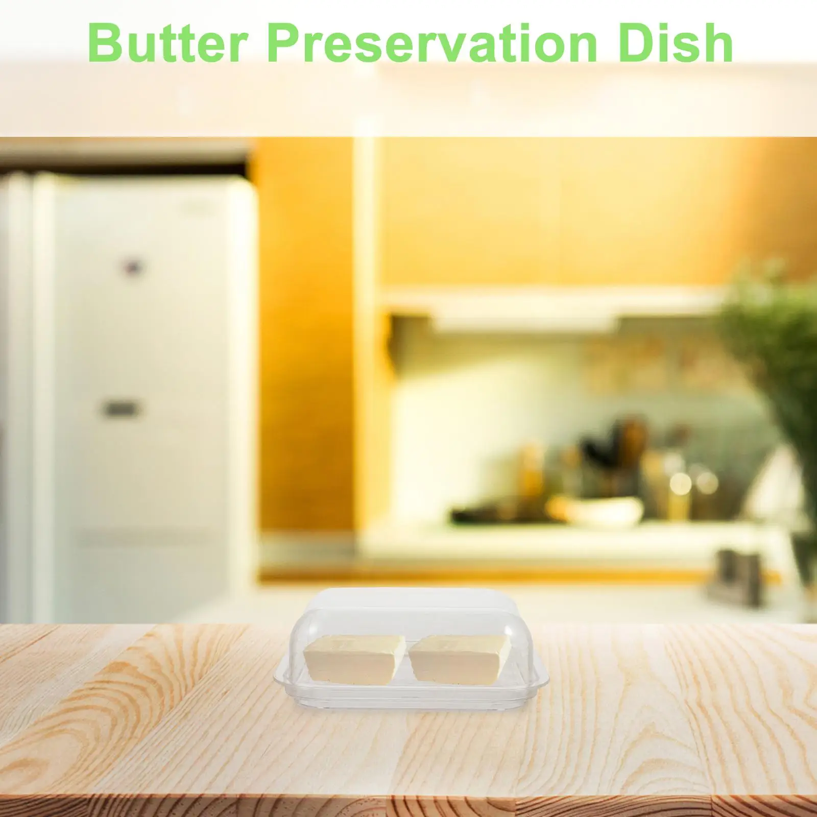 Butter Box Holder Dessert Server Food Containers Home Tableware Acrylic Restaurant Serving Utensils
