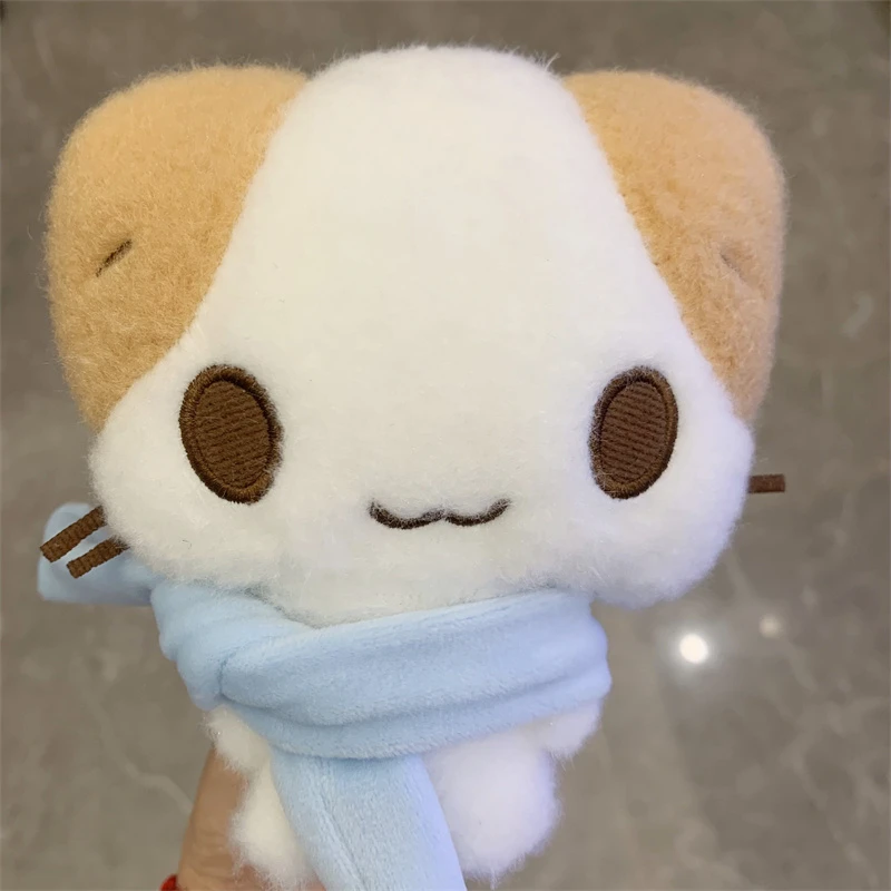 Masyumaro Fluffy Fuwa Nyanko Cat Plush Keychain Charm Key Chain Anime Kawaii Cute Women Bag Keychains Mascot Keyring Keyholder 6