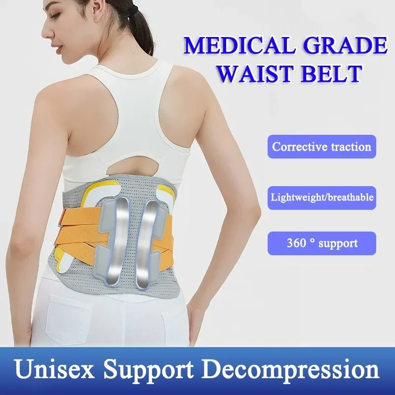 

2024 Breathable Waist Belt Medical Back with Steel Plate Support Lumbar Disc Herniation Waist Warmth Abdominal Protection Belt
