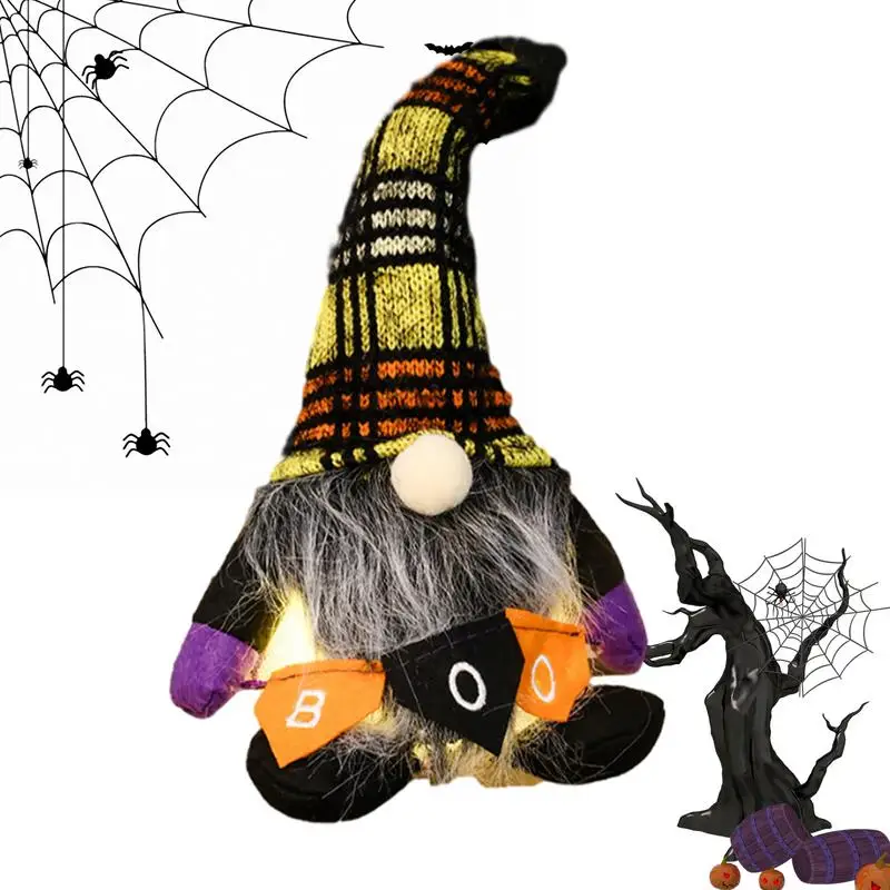 

Набивные гномы на Хэллоуин, фонарики, плюшевые гномы для дома, подарки гному для любителей Хэллоуина, гномы на дерево на Хэллоуин и многоярусный поднос