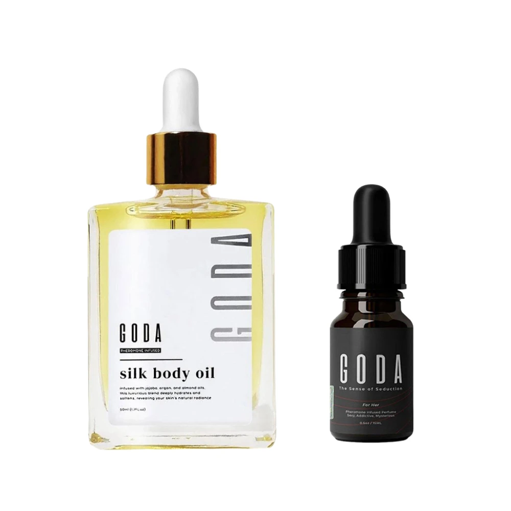 GODA Silk Body Oil Brightens Tightens Skin Deeply Moisturizes