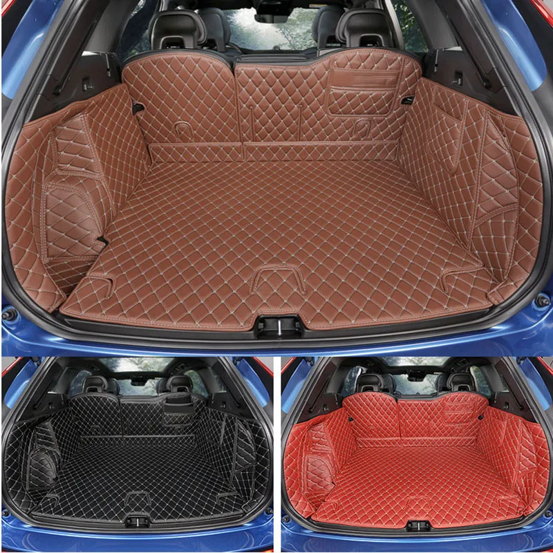 For Volvo XC60 2018 2021 3 colors leather Rear Trunk Cover Cargo Mats