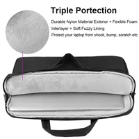 Laptop Briefcase 13 14 15 15.6 inch Carry Laptop Bag Sleeve with Front Bag Notebook Case for Macbook 13.3 15.4 Computer Handbag - Image 3