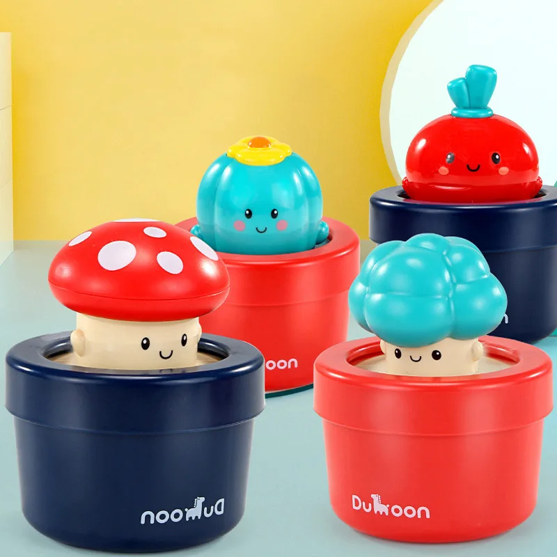 

Baby Shower Toys Grow Mushrooms Flower Pots Sprinklers Showers Water Droplets Simulation Plant Bath Toys Kids Gifts