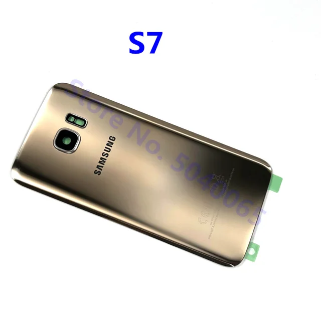 SAMSUNG Galaxy S7 G930F / S7 EDGE G935F coperchio batteria vetro posteriore  custodia porta posteriore S7Edge Cover posteriore in vetro|Mobile Phone  Housings & Frames| - AliExpress