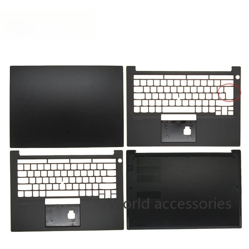 

New For Lenovo Thinkpad E14 LCD Back Lid Top Cover Bezel Palmrest Keyboard Bezel Upper Bottom case Housing