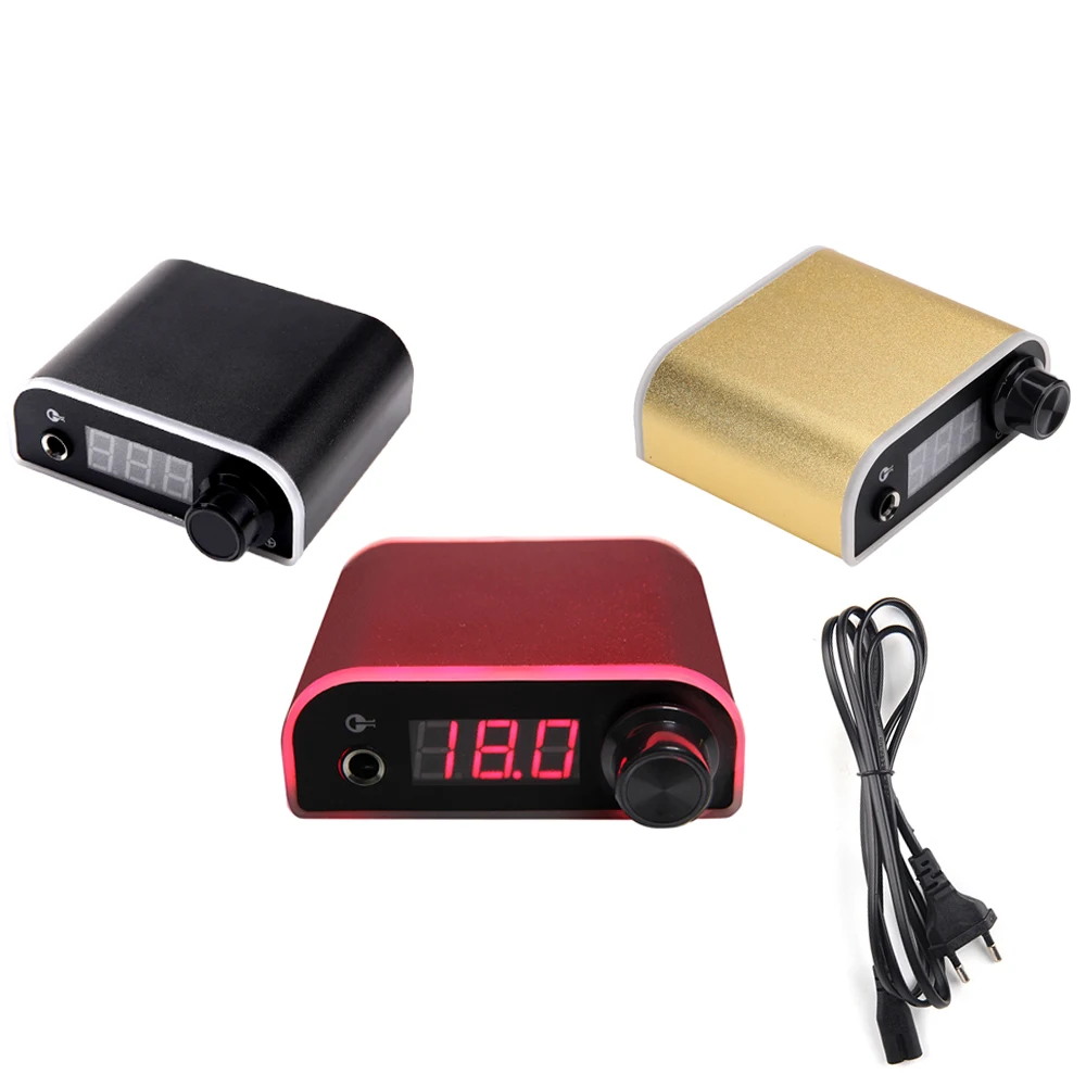 LED Tattoo Power For All Coil & Rotary Tattoo Machine Pen Foot Pedal Dual Mode lcd Tattoo Power Supply Color Change With Voltage ajazz stk61 61key wired bluetooth dual mode red switch multi color backlight mechanical keyboard peach red