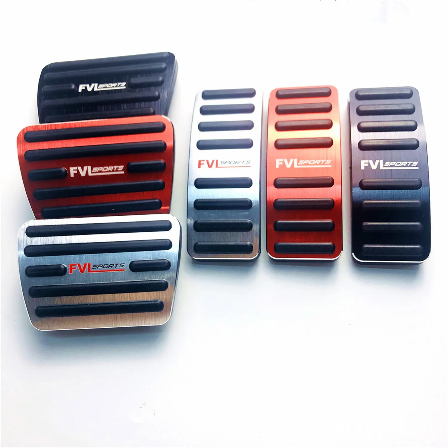 Aluminium Alloy Car AT Foot Rest Pedals Accelerator Gas Pedal Brake Cover Non-slip Protect Pads For MG HS MG6