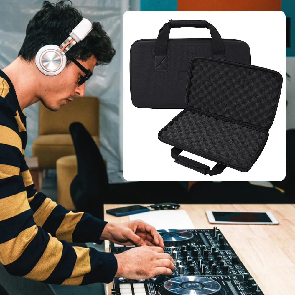 Custodia rigida in EVA Custodia protettiva antiurto per controller DJ Borsa da viaggio protettiva per DDJ-RB/DDJ-SB/DDJ-SB2/DDJ-SB3 a 2 canali - immagine 4