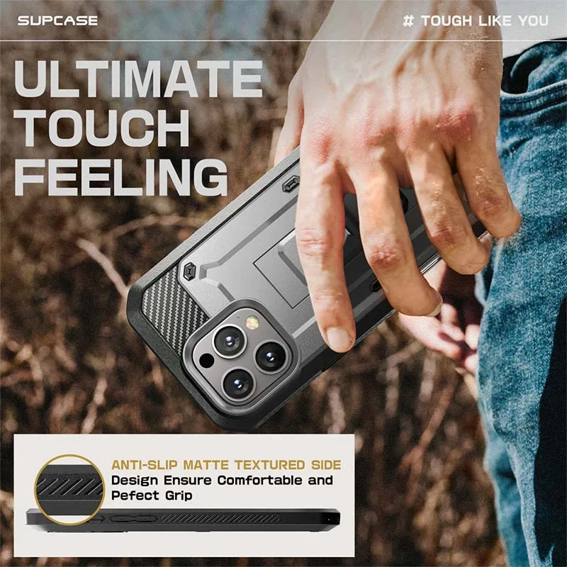 UB Pro Full-Body Rugged Phone Case with Built-in Screen Protector