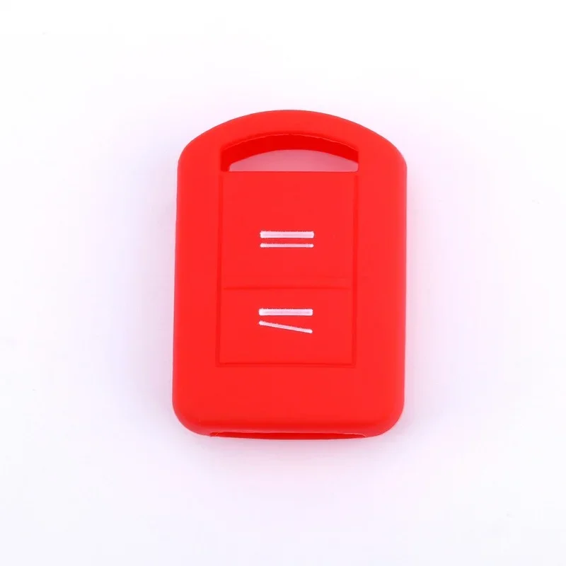 Key case cover 2 Buttons Silicone Car Key Cover Set Protection for Opel Vauxhall Corsa C Agila Meriva Combo Remote Key Fob