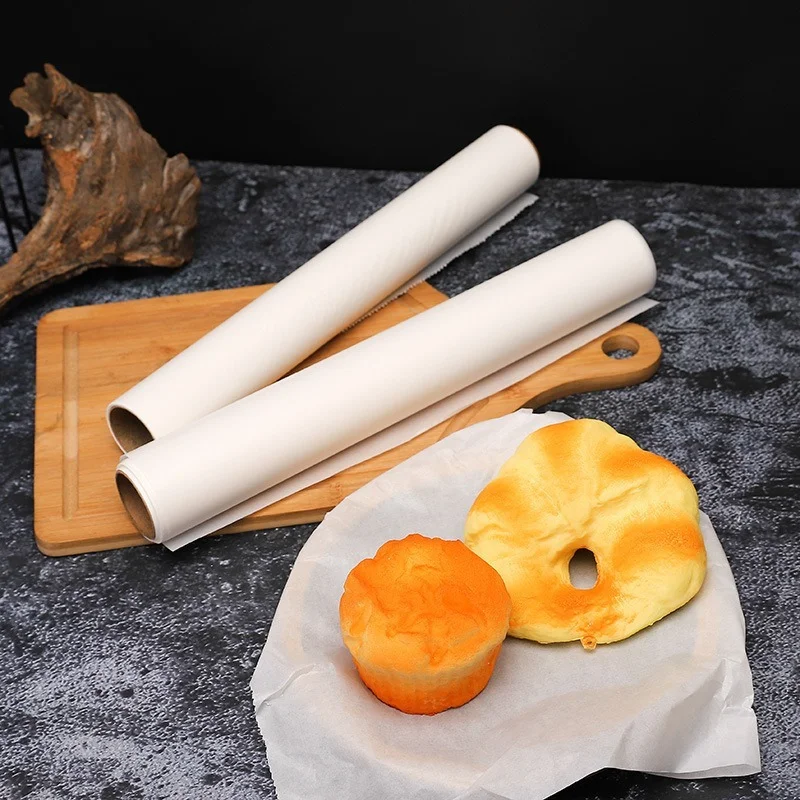 Food Grade Safe Silicone Parchment Baking Paper Rolls - China Silicone  Greaseproof Paper, Wax Paper