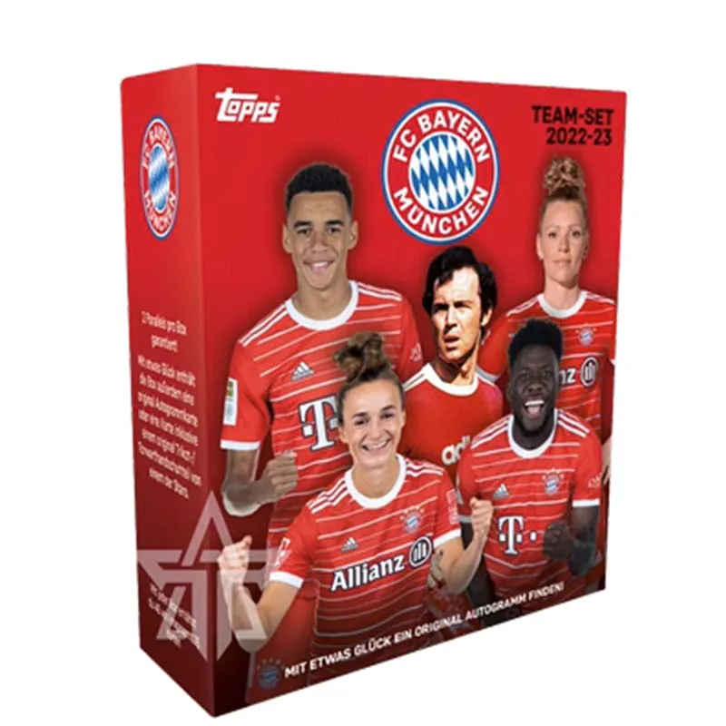 

New Topps 22-23 Season Fc Bayern Munich Official Team Collection Card Box Limited Signature Children Fans Idol Toys Gift