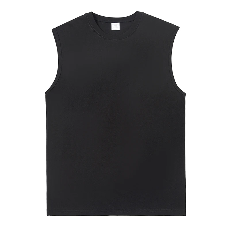 

Летняя новая мужская модная повседневная хлопковая японская майка, свободная универсальная трендовая дышащая толстовка без