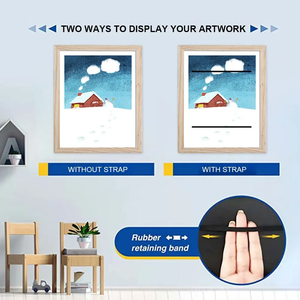 Children Art Frames Magnetic A6 Changeable Kids Frametory for Photo Drawing Paintings Pictures Display Storing Photo Frame