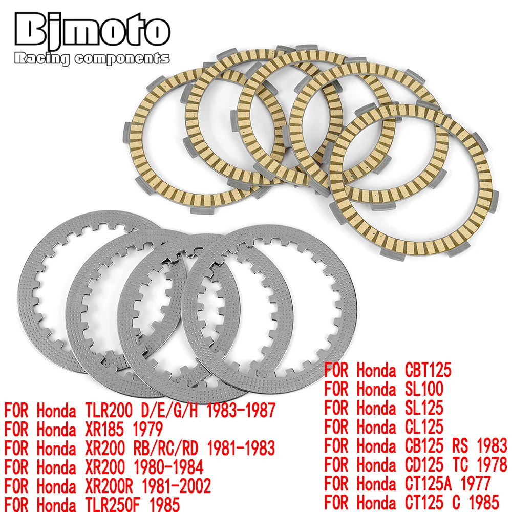 Xlr 125 Dischi Frizione Frizione Per Honda Xlr125 Rw Xr 125L Cd Xl Cm 185 T Xl-200R Atc 200 Xd Cd 200 Ta Cm200 Tl 200 J/Y