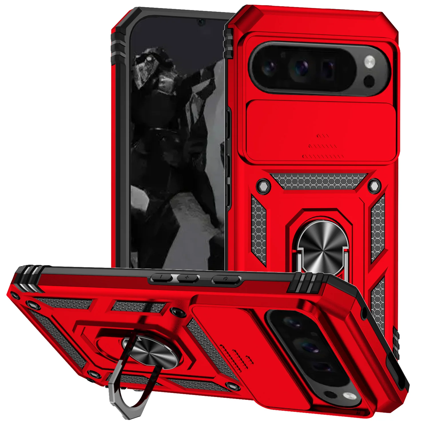 Military Armor Case For Google Pixel 9 Pro XL 8A 7...