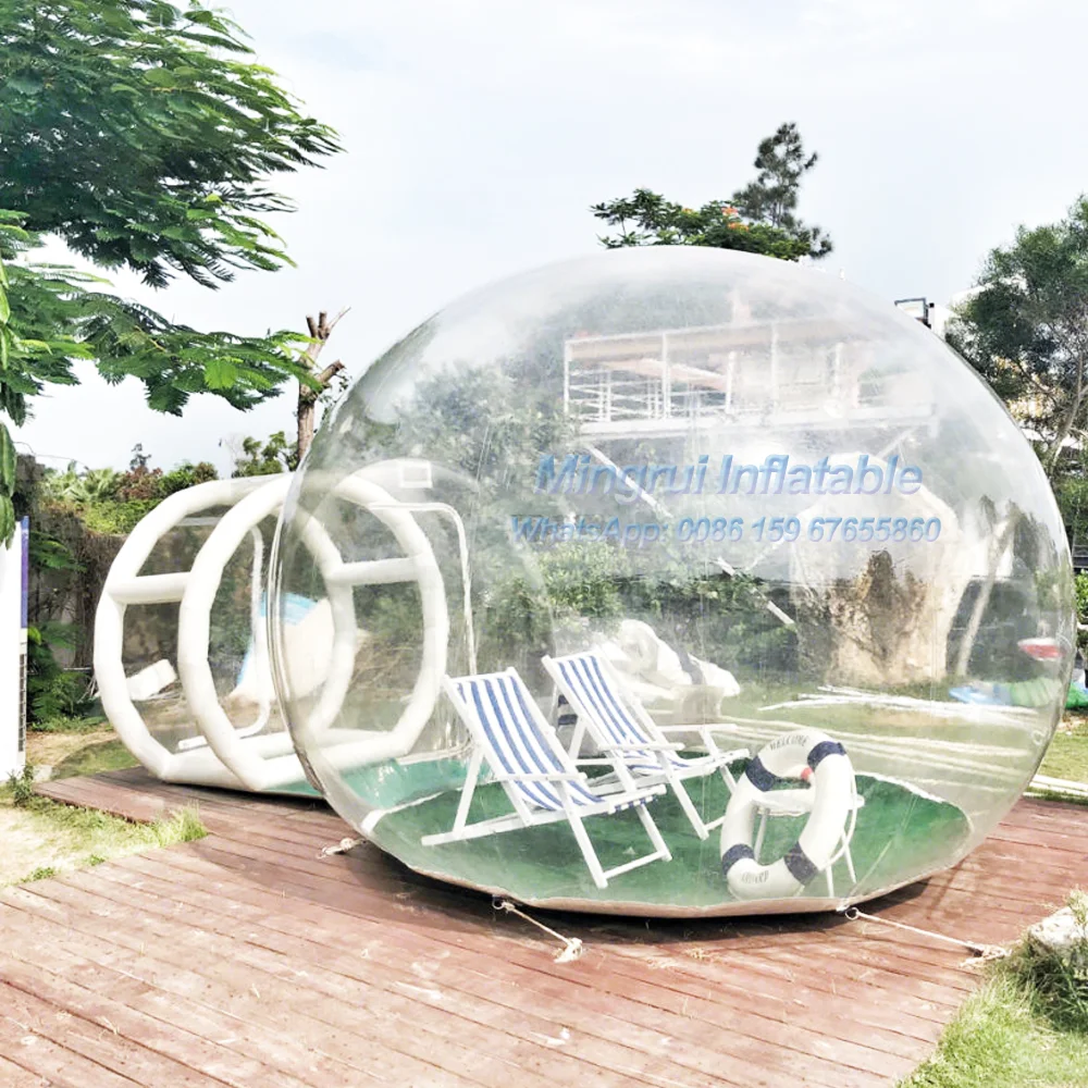 

Inflatable Transparent Bubble Dome Tent for Closing to Nature