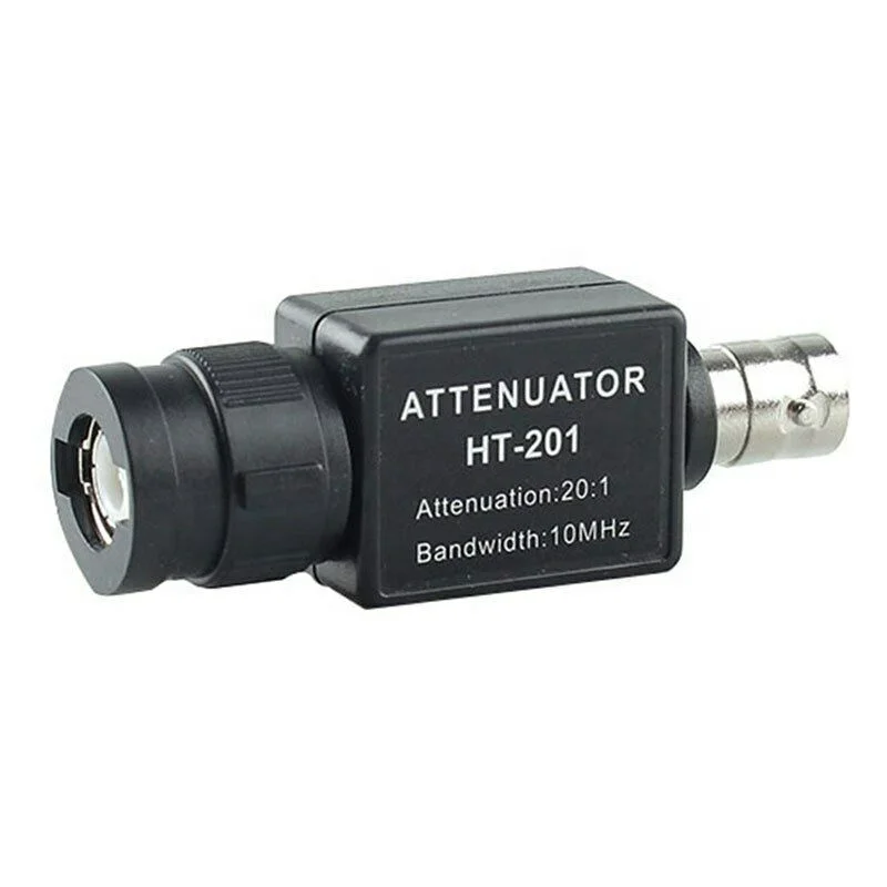 2X Hantek HT201 Passive Attenuator 20:1 Signal For Oscilloscope Bandwidth 10MHZ 