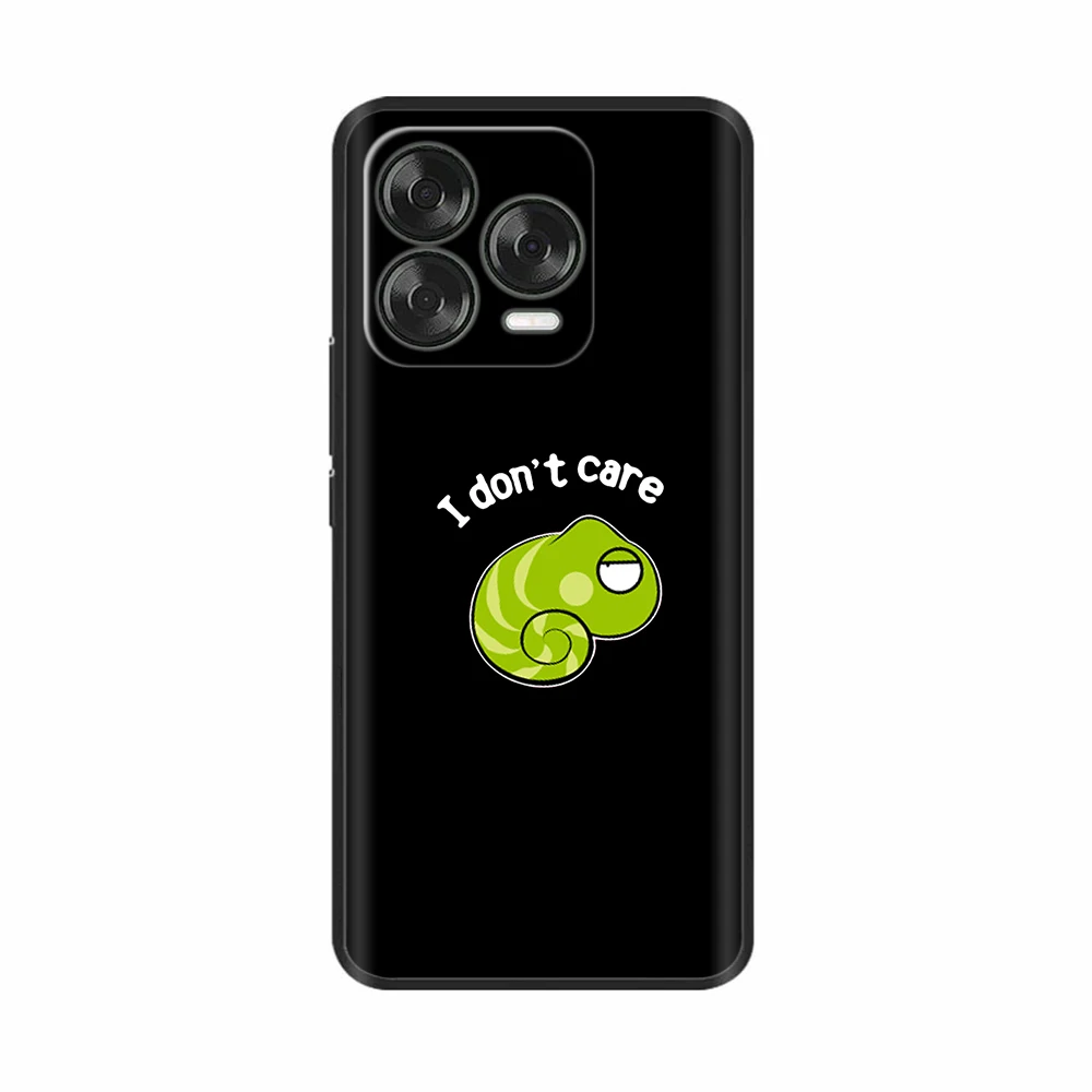 Luxury Black Silicone Back Cover - Elegant Design Case