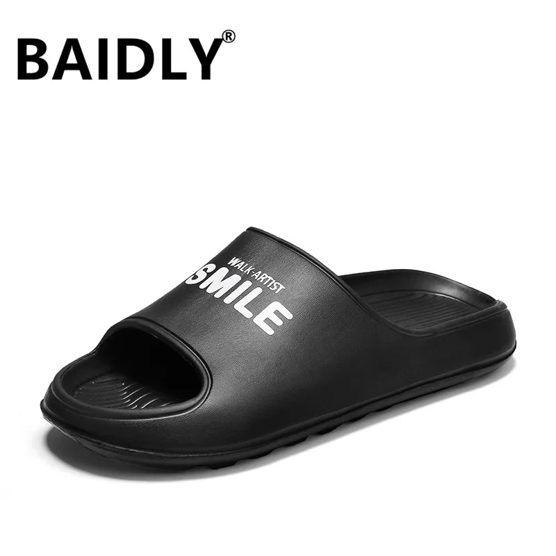 

Slippers Men Couple Waterproof Sandals Bathroom Summer Beach Slippers Non-Slip Indoor Home Soft Sole Loafers Water Shoes