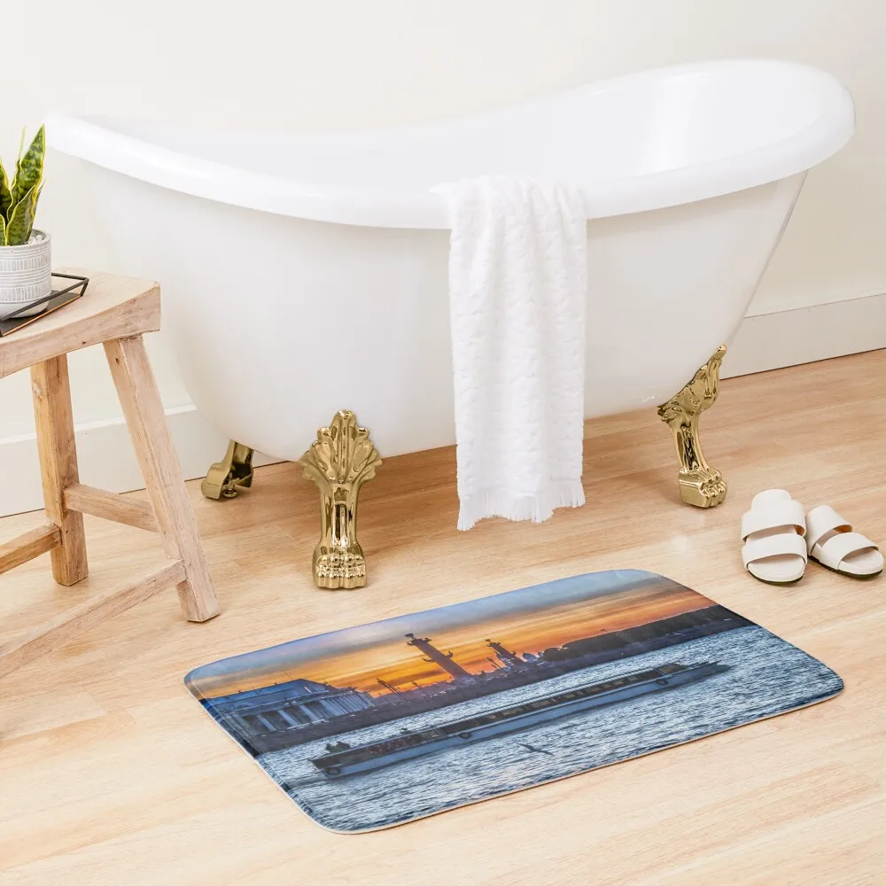 

Saint Petersburg Bath Mat Home Decor Absorbent Carpet For Bathroom Sleeping Room Rugs Anti-Slip Shower Mat