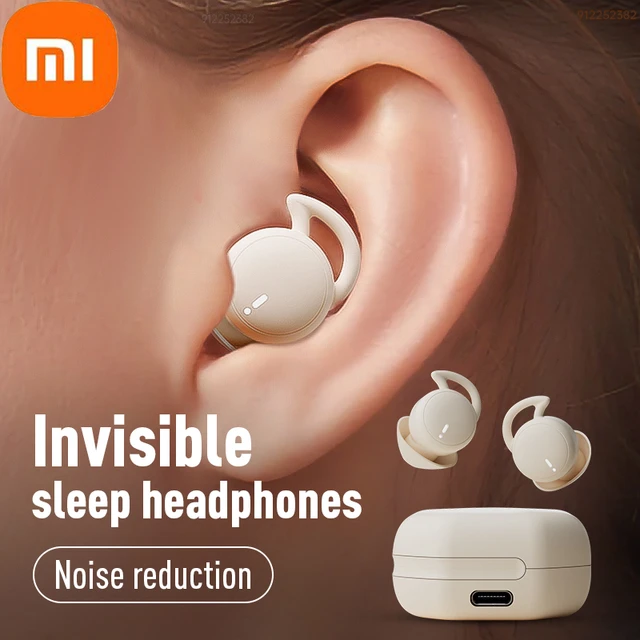 Auriculares invisibles para dormir, audífonos intrauditivos inalámbricos  con Bluetooth, impermeables IPX5, con micrófono, HIFI, para música -  AliExpress