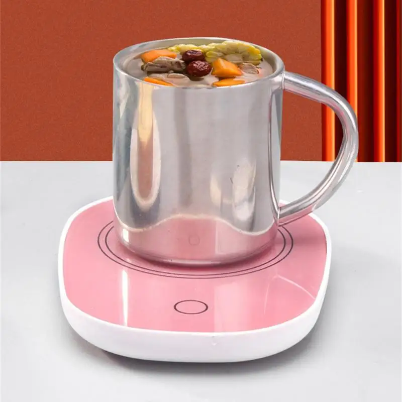 

Smart Coaster Warmer Energy Saving And Enviro Coasters Household Use Winter Gifts 55℃ Kitchen Appliance Usb Interface Coaster