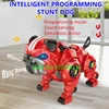 Inductive Touch Intelligent Remote Control Bulldog Animal Toys Intelligent Programming Interact Flexible Limbs Demonstr RC Dogs 2