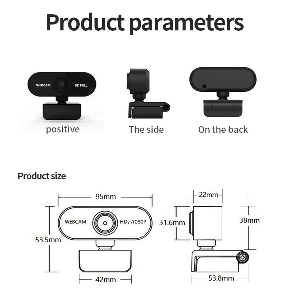 Computer Camera Full HD 1080P Network Computer Camera