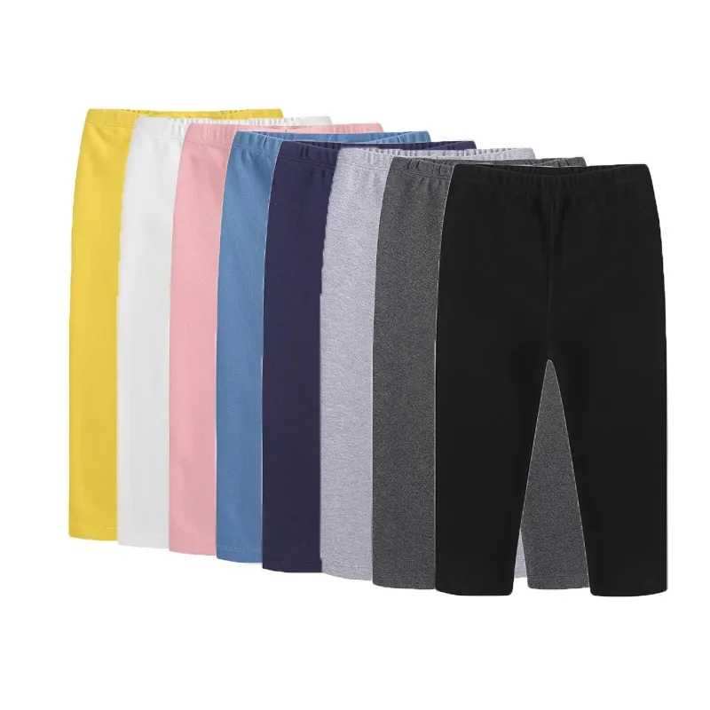 

Kids Boys Leggings 2023 Spring Autumn Girls Pants Solid Color Elasticity Children's Skinny Sport Leggings Girls Boys Trousers